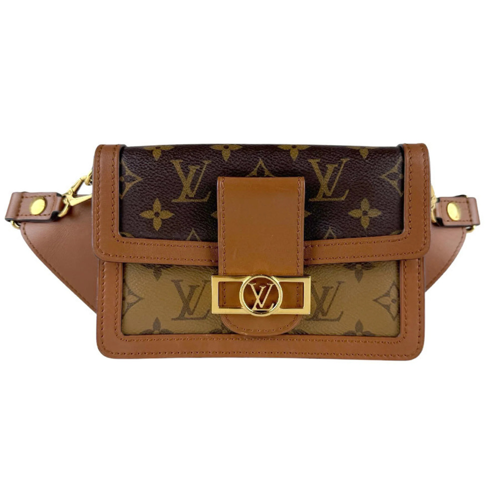 LOUIS VUITTON Brown Monogram Dauphine Fanny Pack